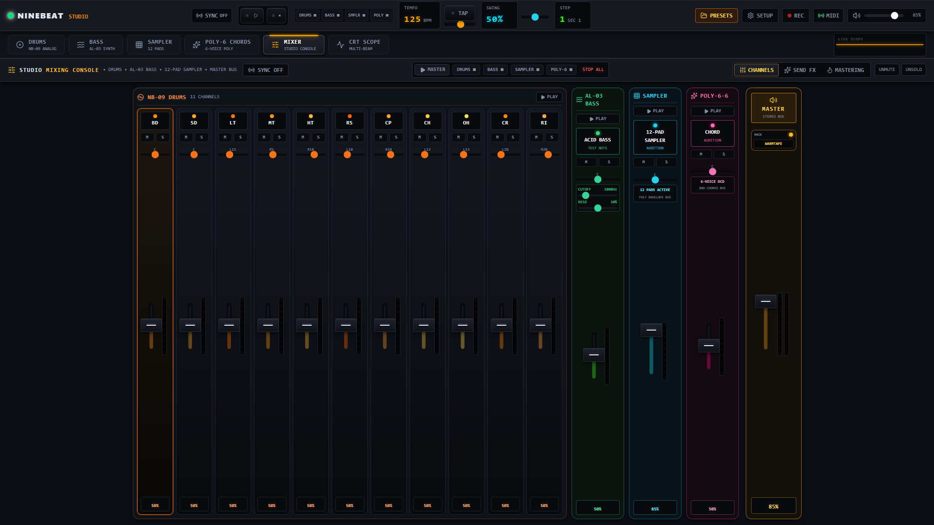 Studio-Mixer